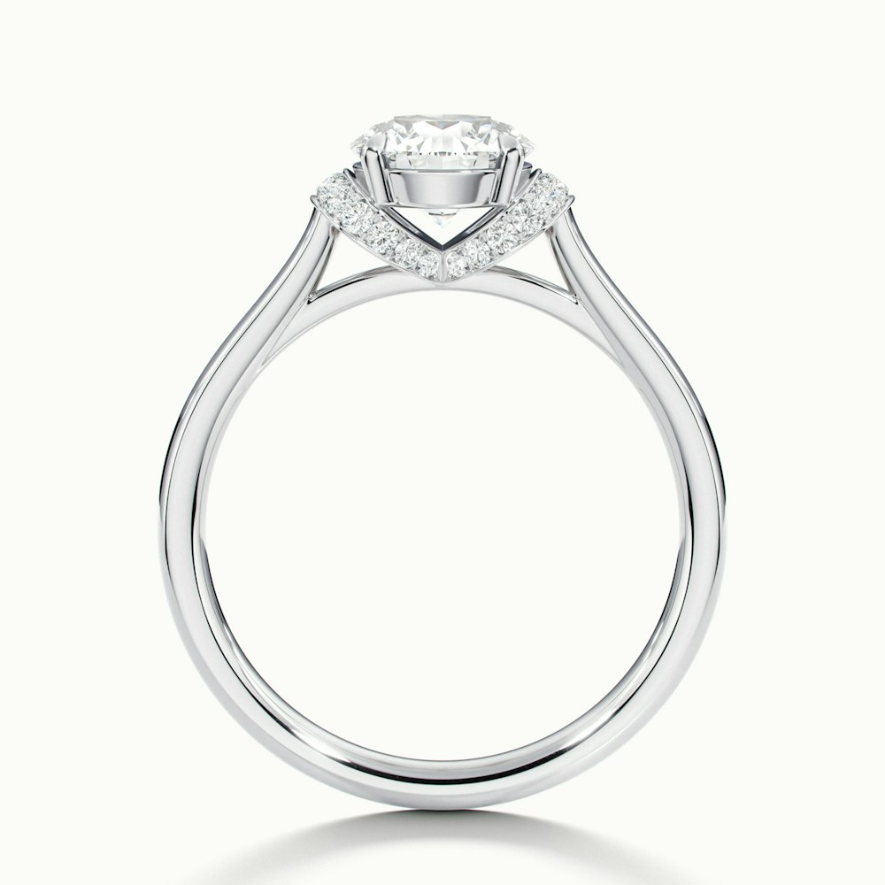 Moissanite 1.50CT Diamond Round Unique Wedding Ring