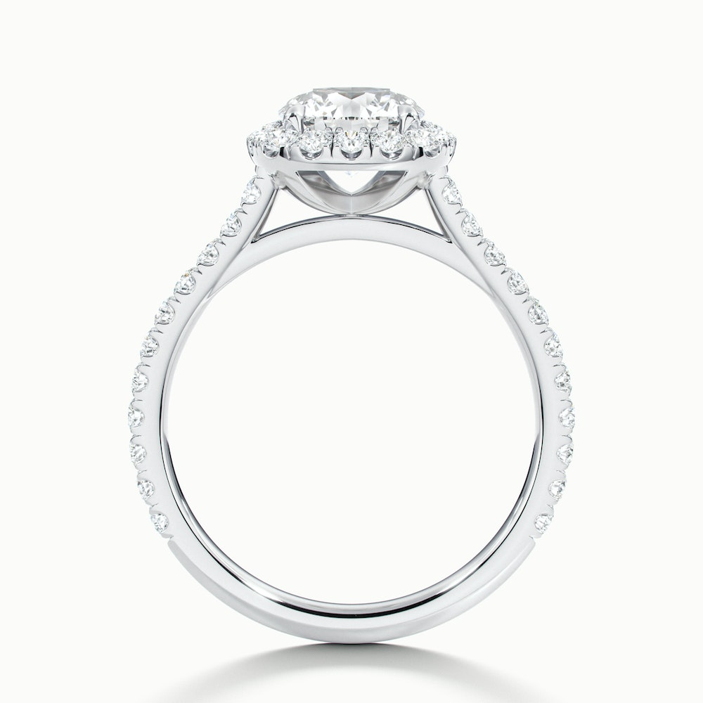 Moissanite 1.70 CT Round Diamond Engagement ring