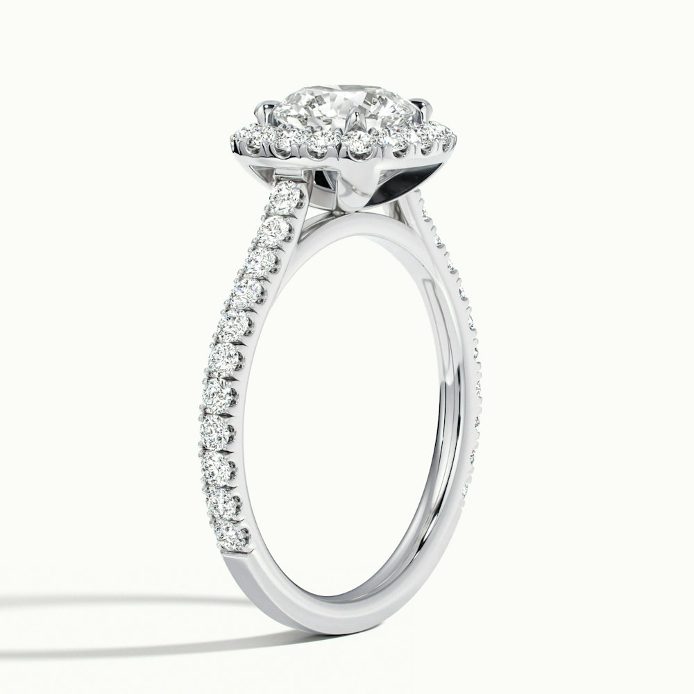 Moissanite 1.70 CT Round Diamond Engagement ring