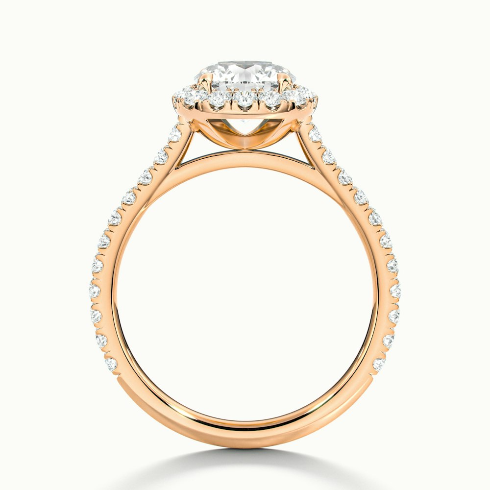 Moissanite 1.70 CT Round Diamond Engagement ring