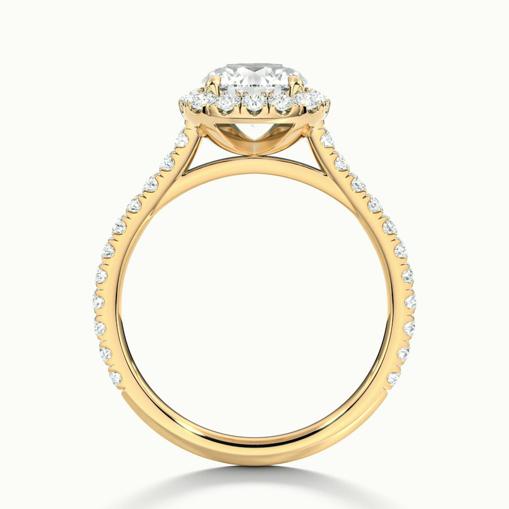 Moissanite 1.70 CT Round Diamond Engagement ring