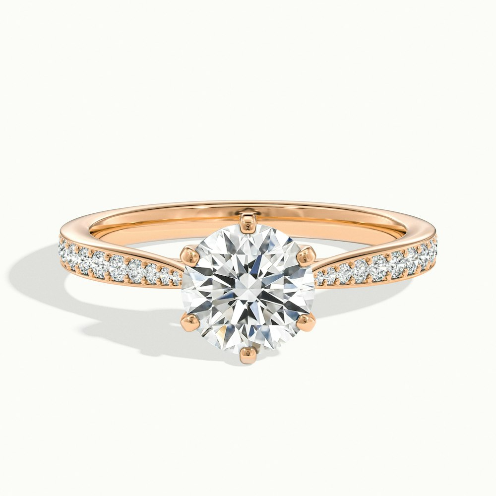 Moissanite 1.50 CT Round Cut Diamond  Wedding Ring