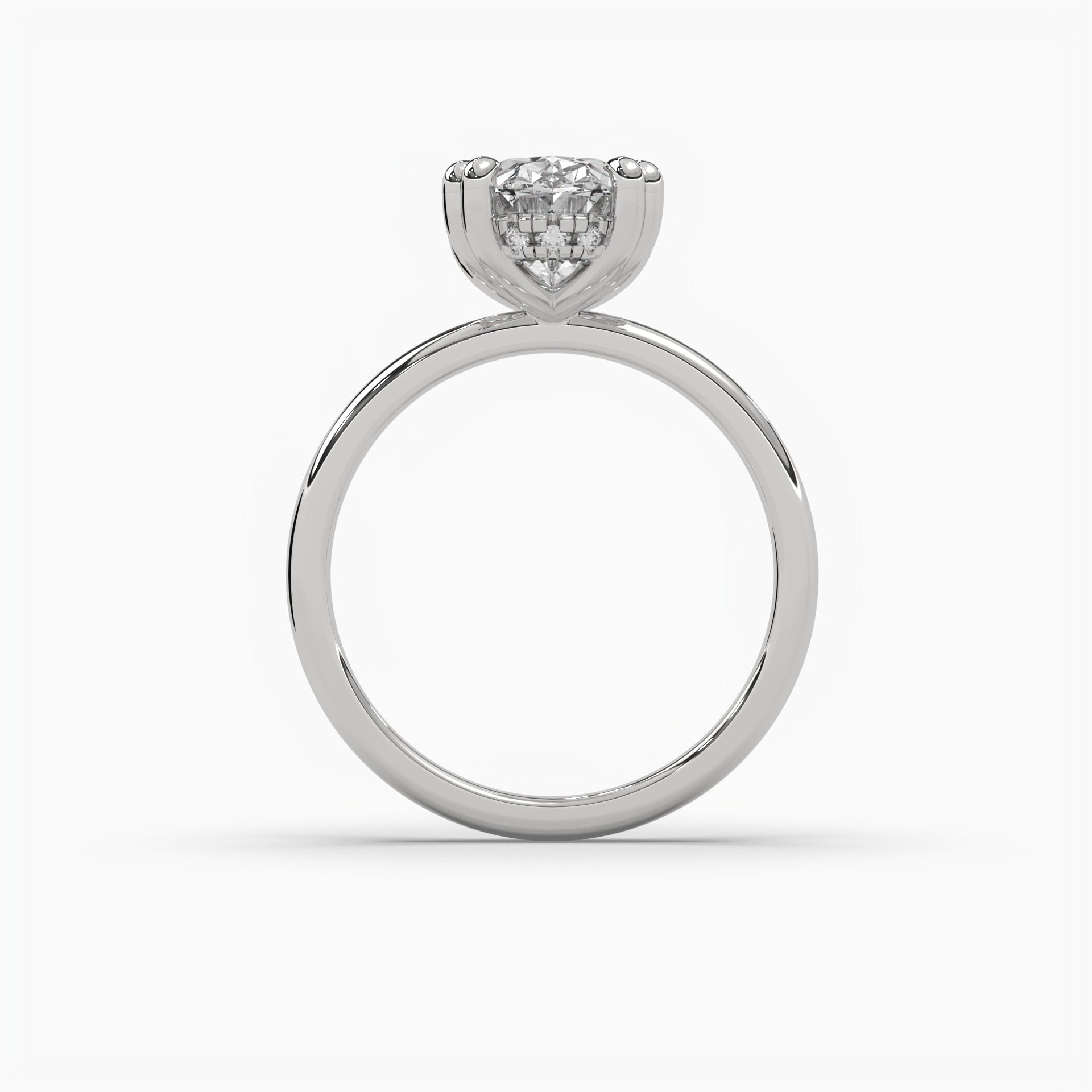 Moissanite 1.80 CT OVAL Diamond Unique Anniversary Ring