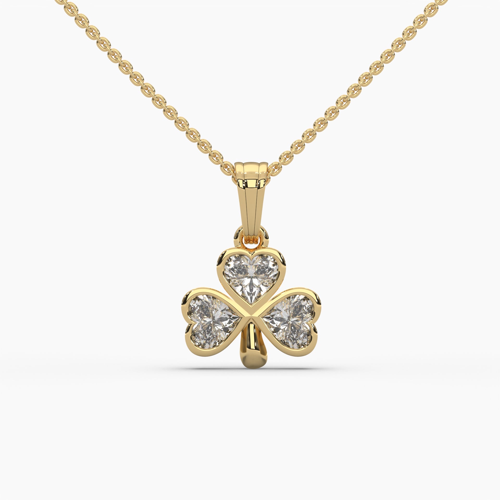 Moissanite 1 CT Heart Diamond Necklace