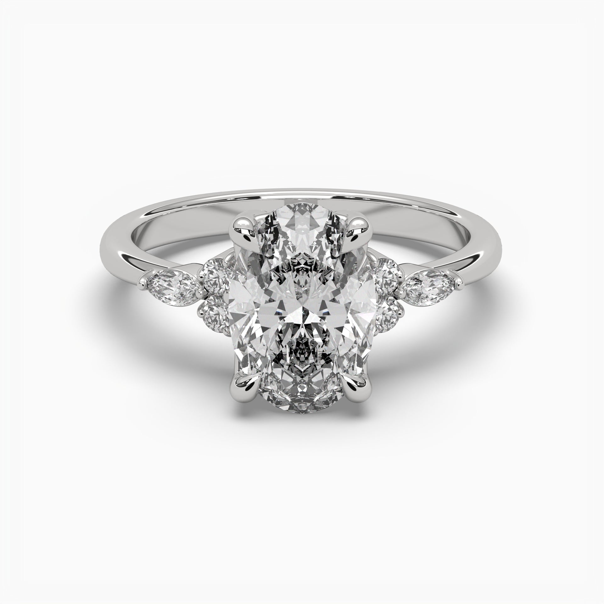 Moissanite 1.50 CT Diamond Unique Engagement Ring