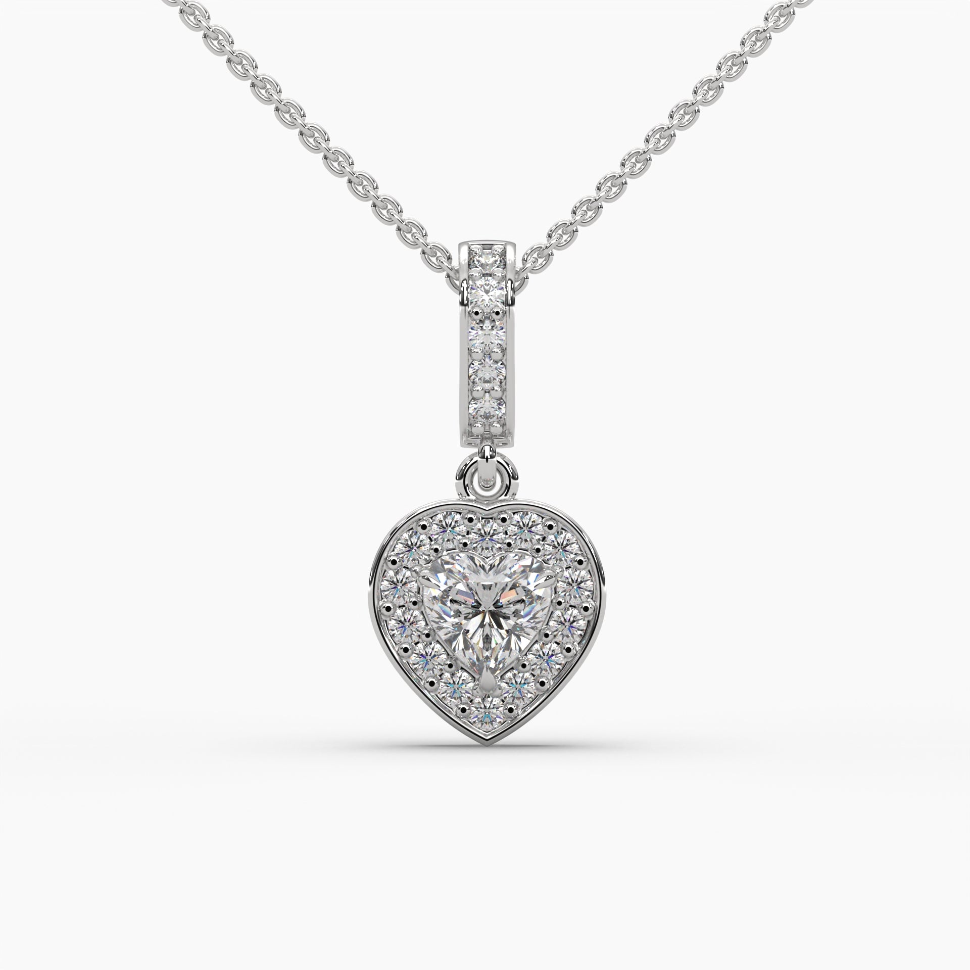 Moissanite 0.25 CT Shobber Diamond Necklace