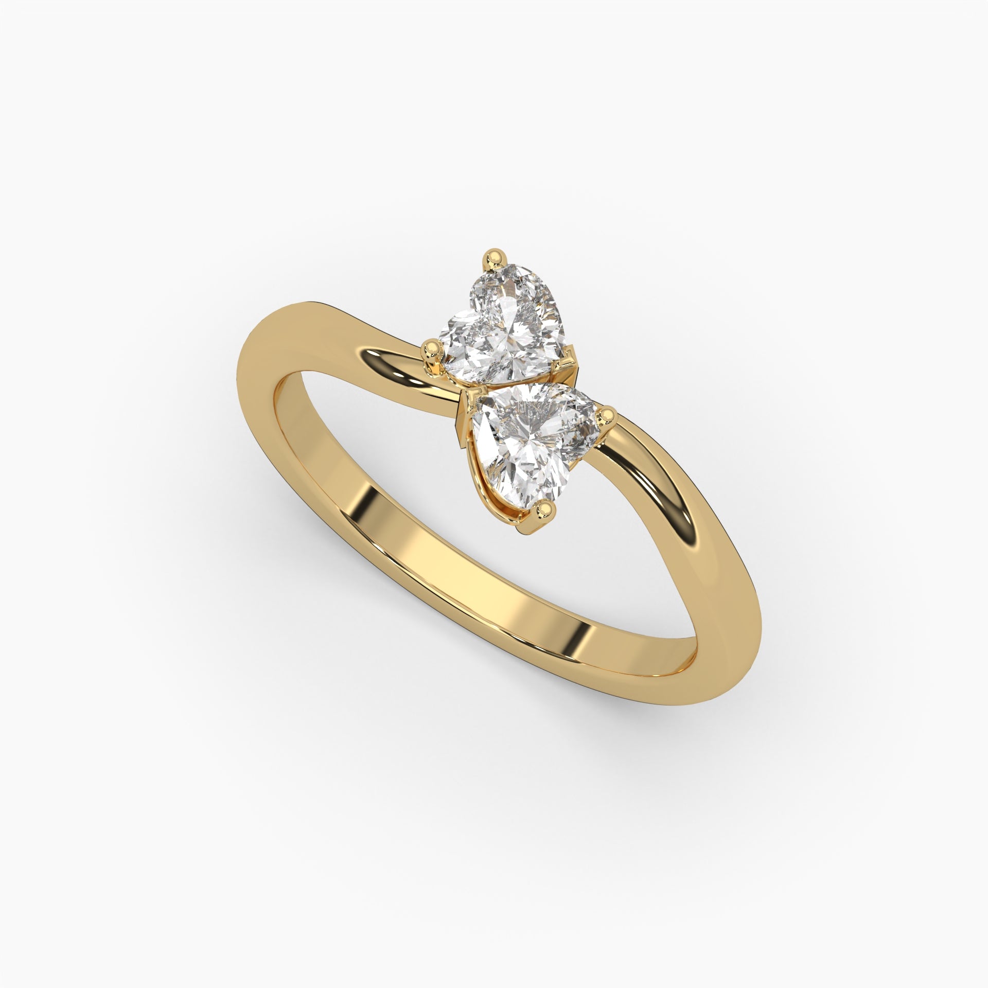 Moissanite 2.5.00 CT Heart Diamond  Engagement Ring