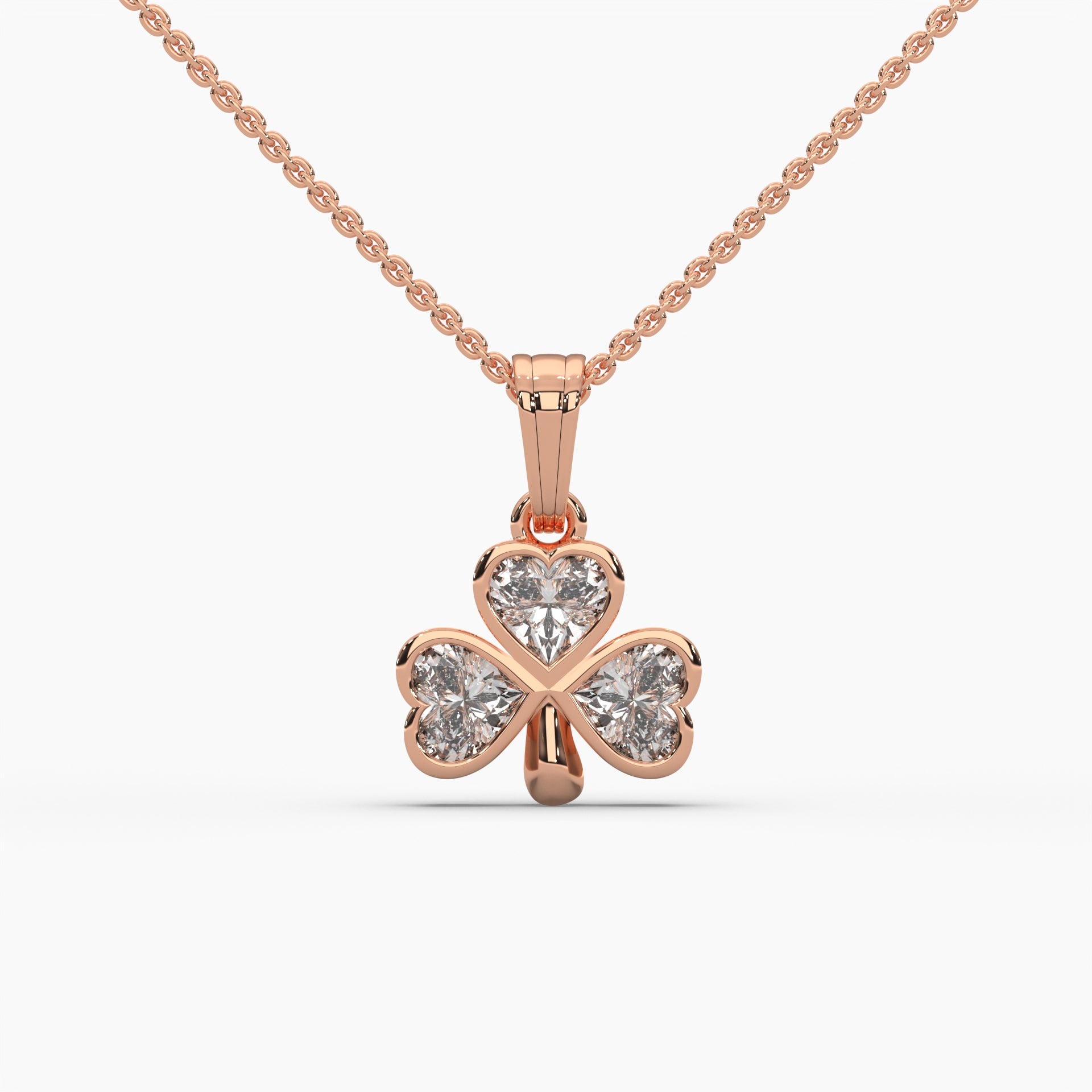 Moissanite 1 CT Heart Diamond Necklace