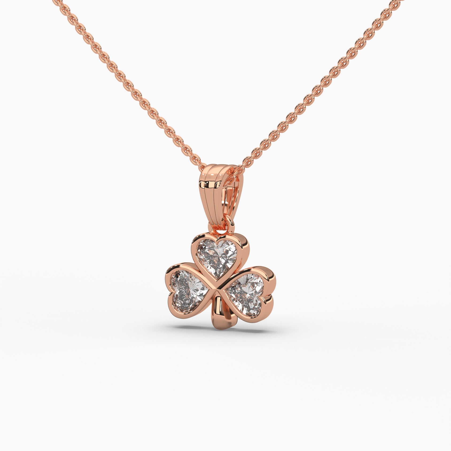 Moissanite 1 CT Heart Diamond Necklace