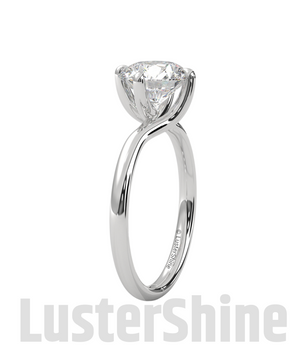 Solitaire Engagement Oval Ring – 10k 14k Rose White Yellow Gold – Custom Bridal Ring – Elegant Oval Cut Diamond Ring – Custom Size Ring Gift