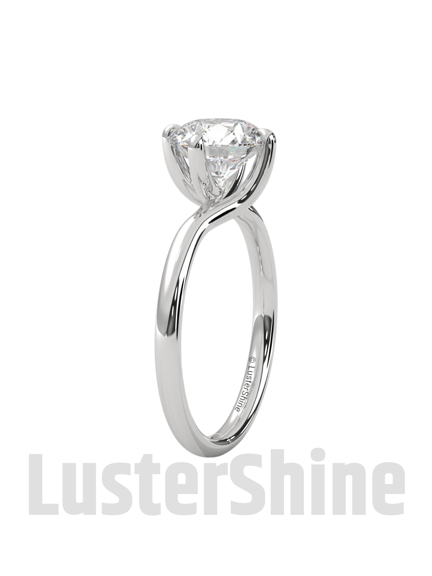 Solitaire Engagement Oval Ring – 10k 14k Rose White Yellow Gold – Custom Bridal Ring – Elegant Oval Cut Diamond Ring – Custom Size Ring Gift