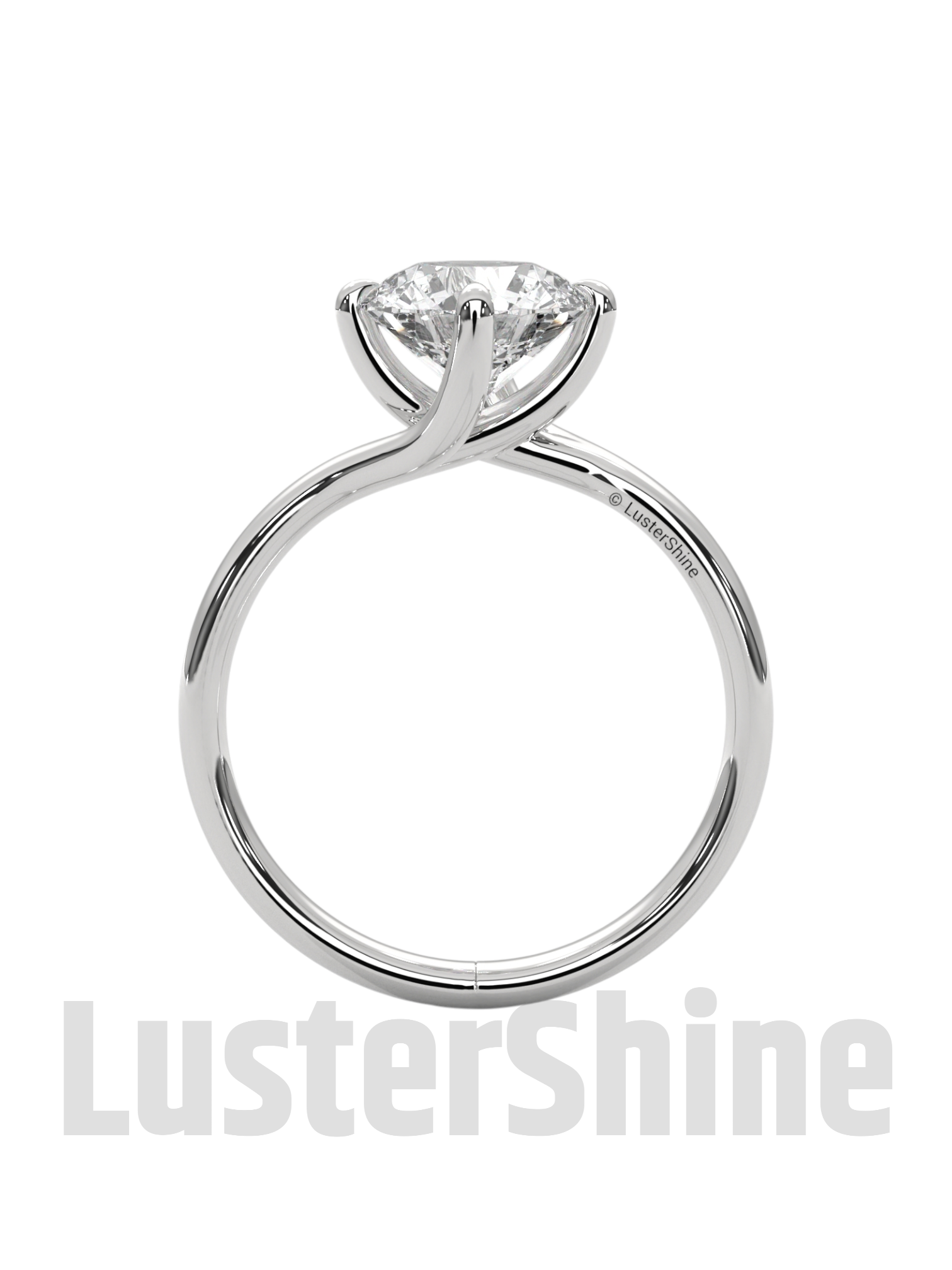 Solitaire Engagement Oval Ring – 10k 14k Rose White Yellow Gold – Custom Bridal Ring – Elegant Oval Cut Diamond Ring – Custom Size Ring Gift