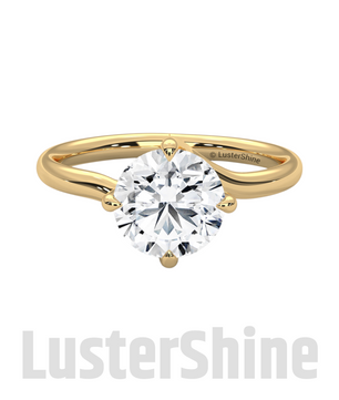Solitaire Engagement Oval Ring – 10k 14k Rose White Yellow Gold – Custom Bridal Ring – Elegant Oval Cut Diamond Ring – Custom Size Ring Gift