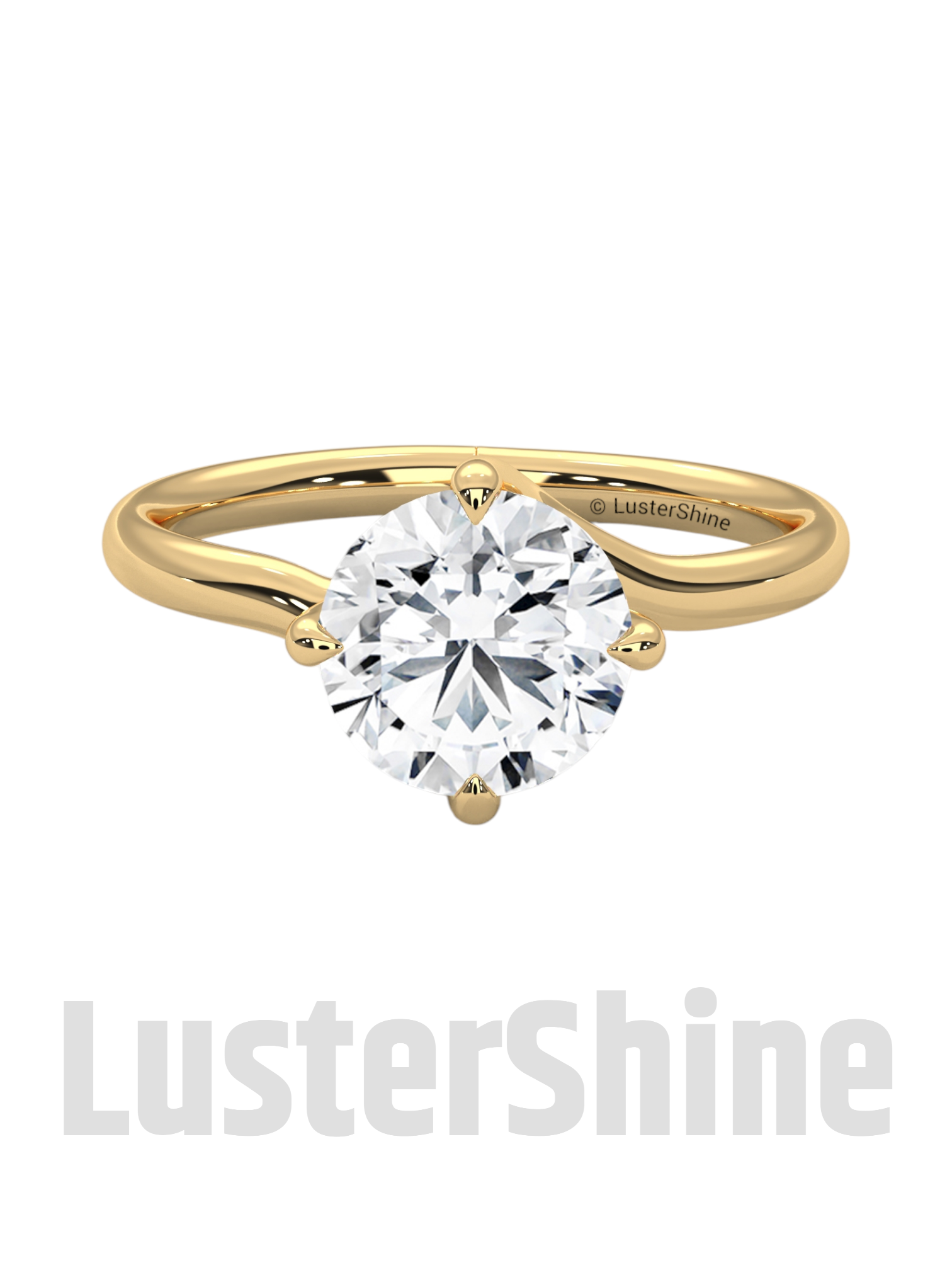 Solitaire Engagement Oval Ring – 10k 14k Rose White Yellow Gold – Custom Bridal Ring – Elegant Oval Cut Diamond Ring – Custom Size Ring Gift