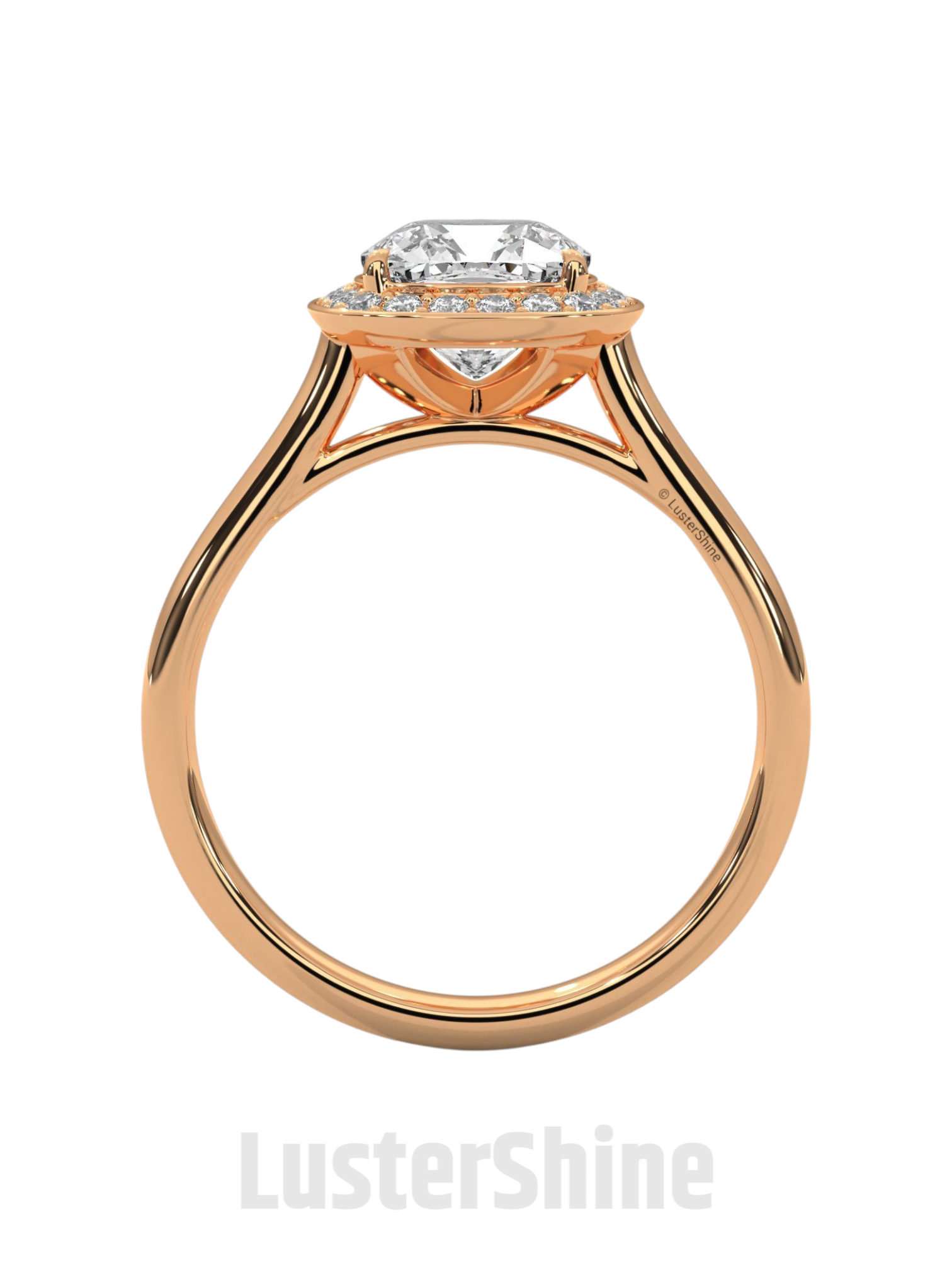 Cushion Halo Diamond Engagement Ring – Cushion Cut Halo Ring – 14K 18K Gold Moissanite Bridal Ring – Cushion Diamond Promise Ring Gift her