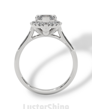 Marquise Cut Halo Engagement Ring – 2ct Marquise Diamond Ring – Gold Marquise Solitaire – Unique Vintage Bridal Ring – Dainty Wedding Ring