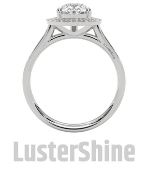 Teardrop Halo Diamond Ring – Exquisite Pear Halo Diamond Ring – 2 Carat Pear Cut Diamond Halo Ring in Gold – customize ring – made to order