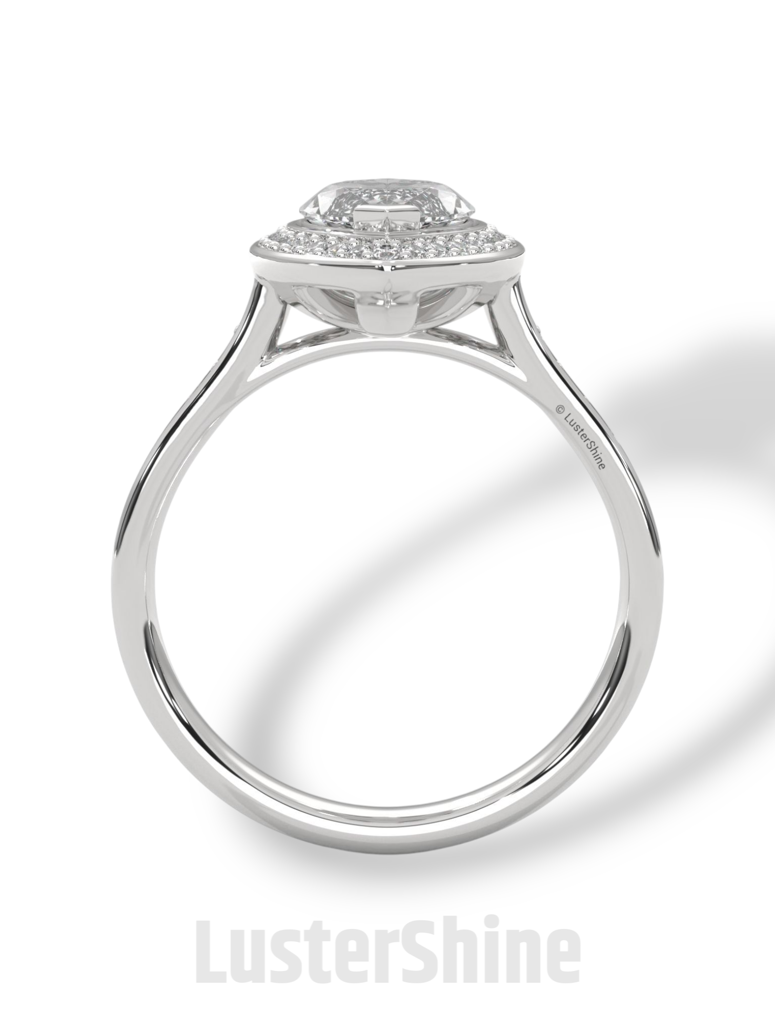 Marquise Halo Diamond Ring – 2CT Engagement Ring – 14K Gold Vintage Style Ring – Dainty Bridal Ring – Unique Marquise Cut Ring  Jewelry Gift