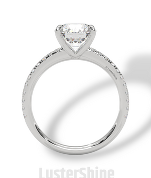 Round Diamond Engagement Ring – 2CT Solitaire Ring – 14K Gold Ring – Six Prong Classic Ring – Bridal Jewelry – Moissanite Diamond Ring Gift
