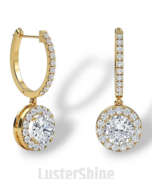 Marquise Moissanite Stud Earrings – Rose Gold Screw Back Earrings – 1ct Each – VVS1 G Color – Dainty Moissanite Earrings Gift