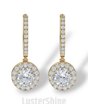 Marquise Moissanite Stud Earrings – Rose Gold Screw Back Earrings – 1ct Each – VVS1 G Color – Dainty Moissanite Earrings Gift