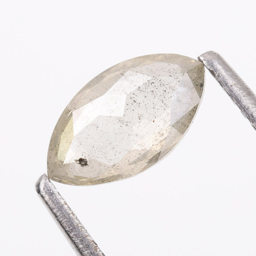 Natural Salt and Pepper 2.70 CT Marquise Loose Diamond