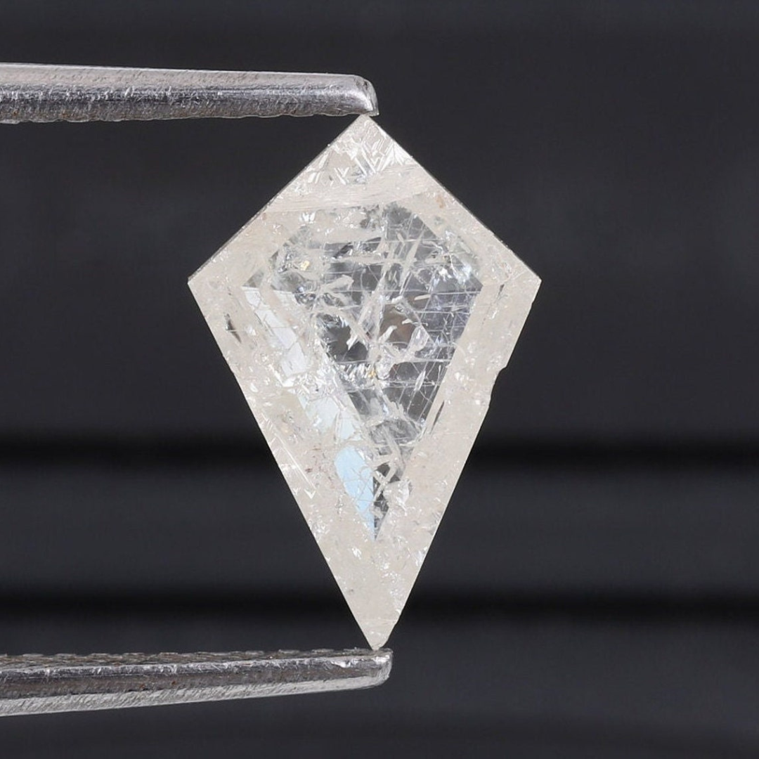 Natural Salt and Pepper 1.70 CT Kite Loose Diamond