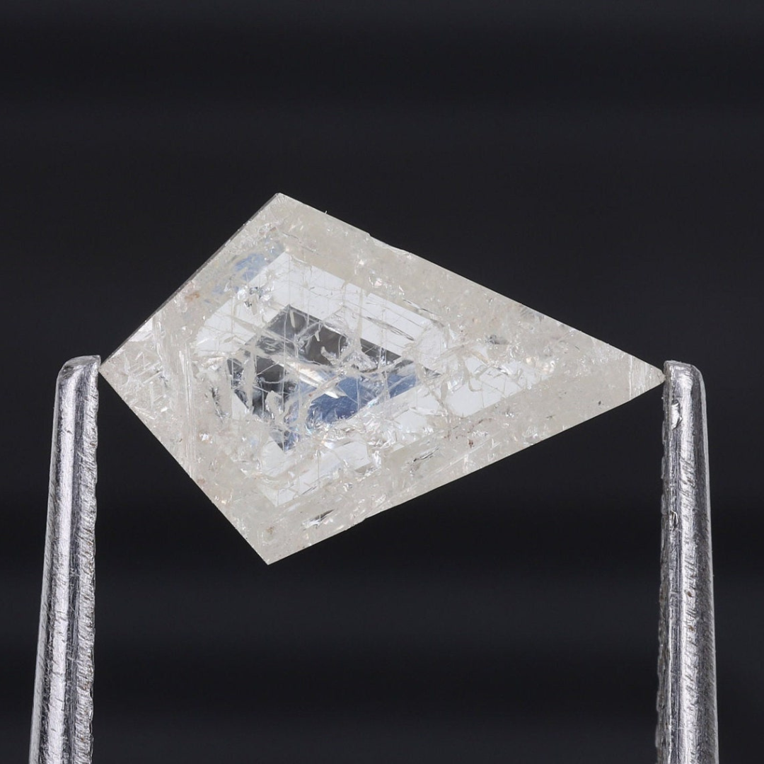 Natural Salt and Pepper 1.70 CT Kite Loose Diamond