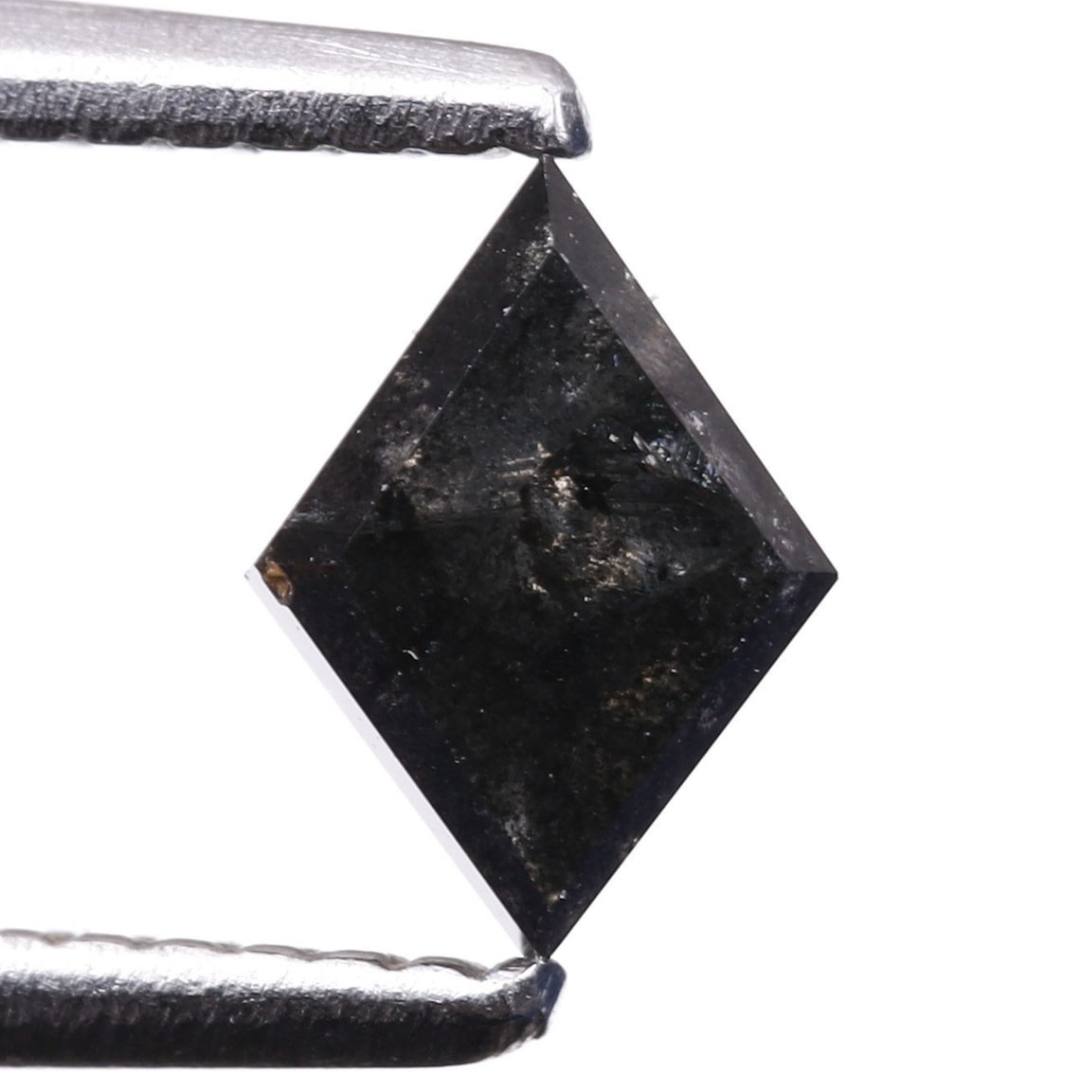 Natural Salt and Pepper 1.80 CT Kite Loose Diamond