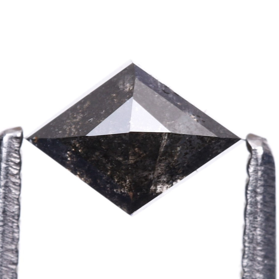 Natural Salt and Pepper 1.80 CT Kite Loose Diamond