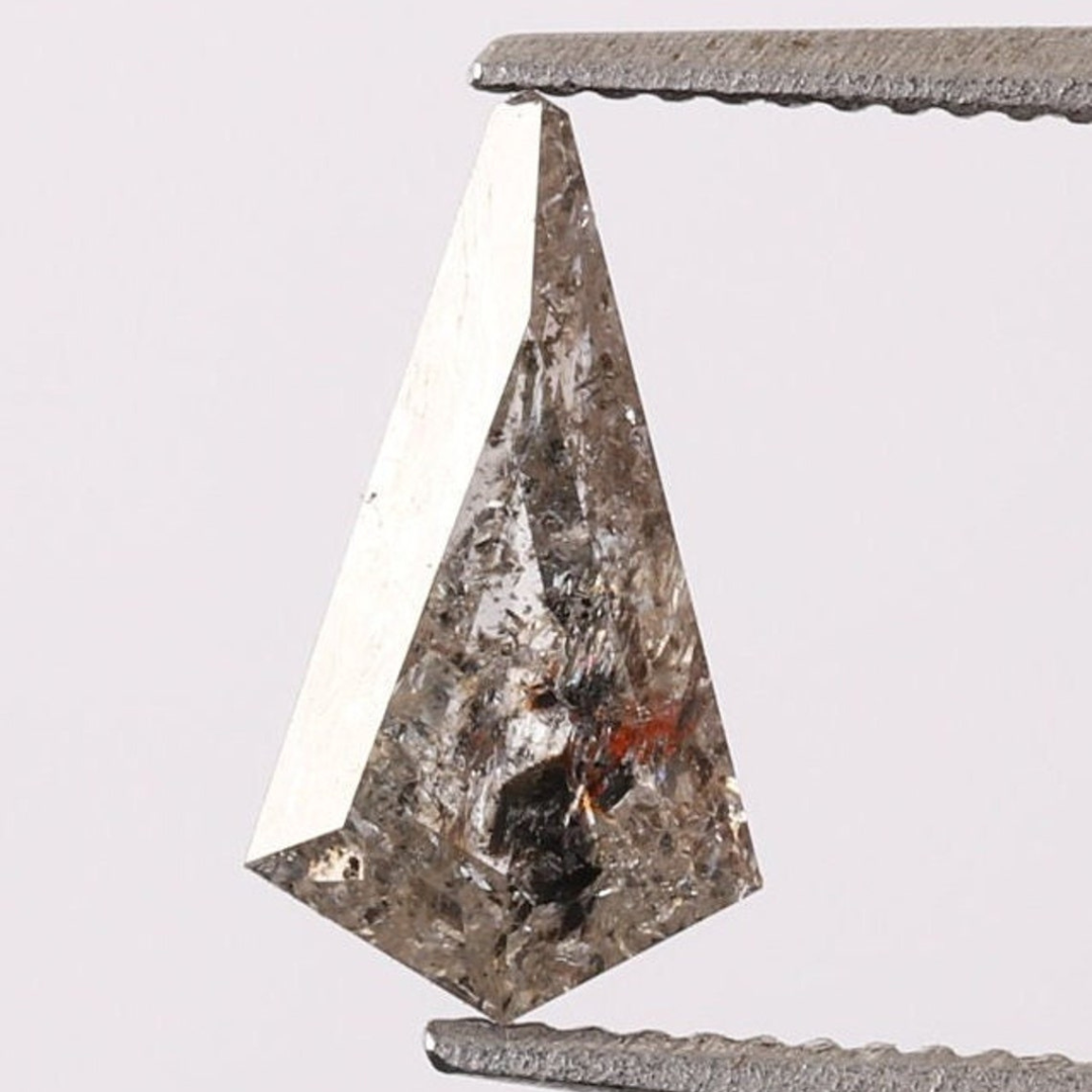 Natural Salt and Pepper 1.70 CT Kite Loose Diamond