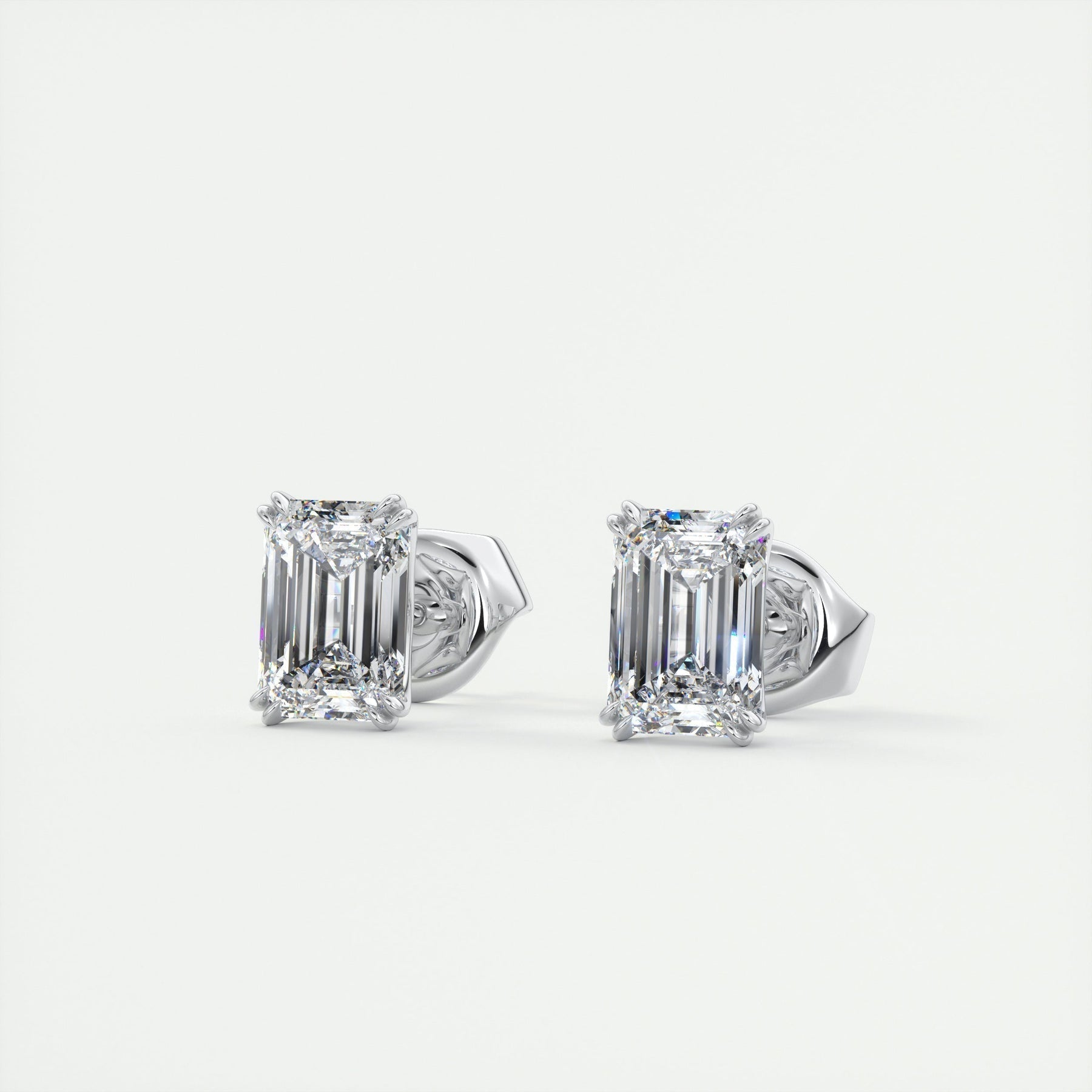 Moissanite 1.60 CT Oval Diamond Stud Earring