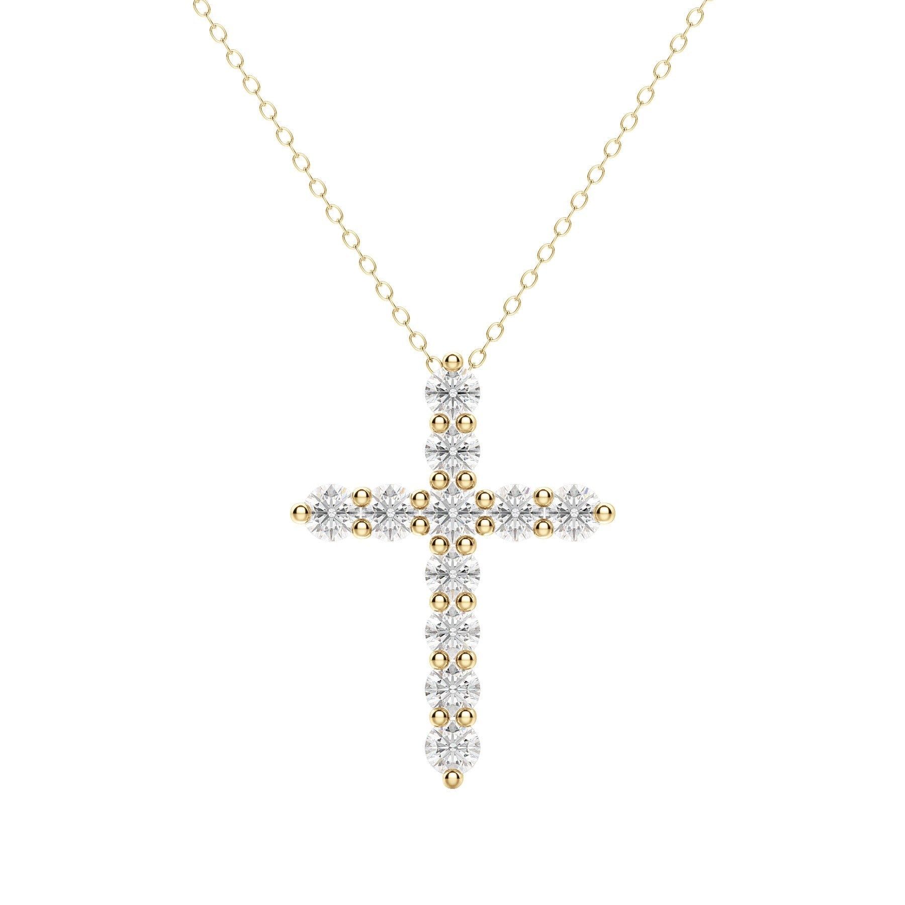 Moissanite 0.50 CT Round Diamond Necklace