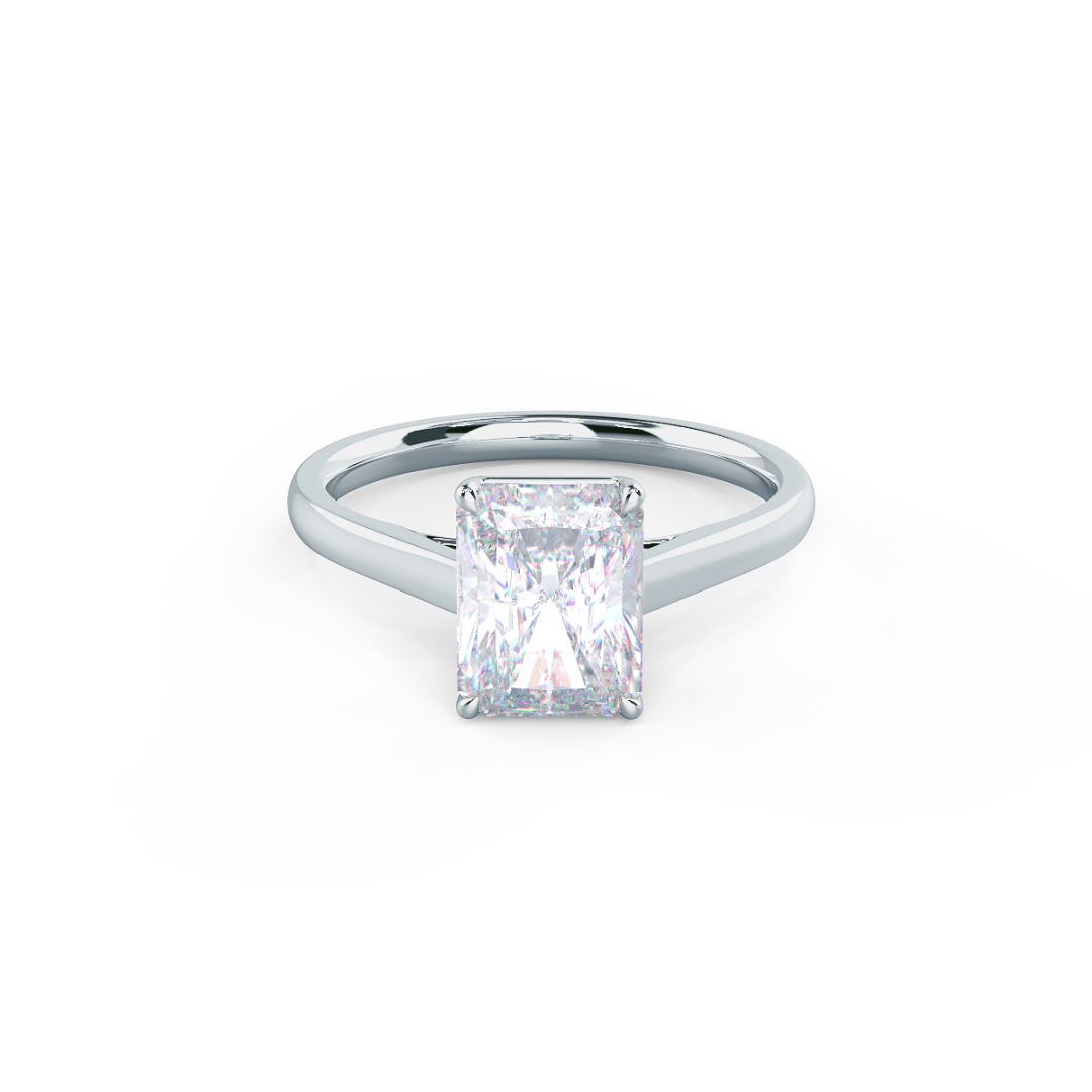 Moissanite 1.80 CT Radiant Cut Diamond Victorian Engagement Ring