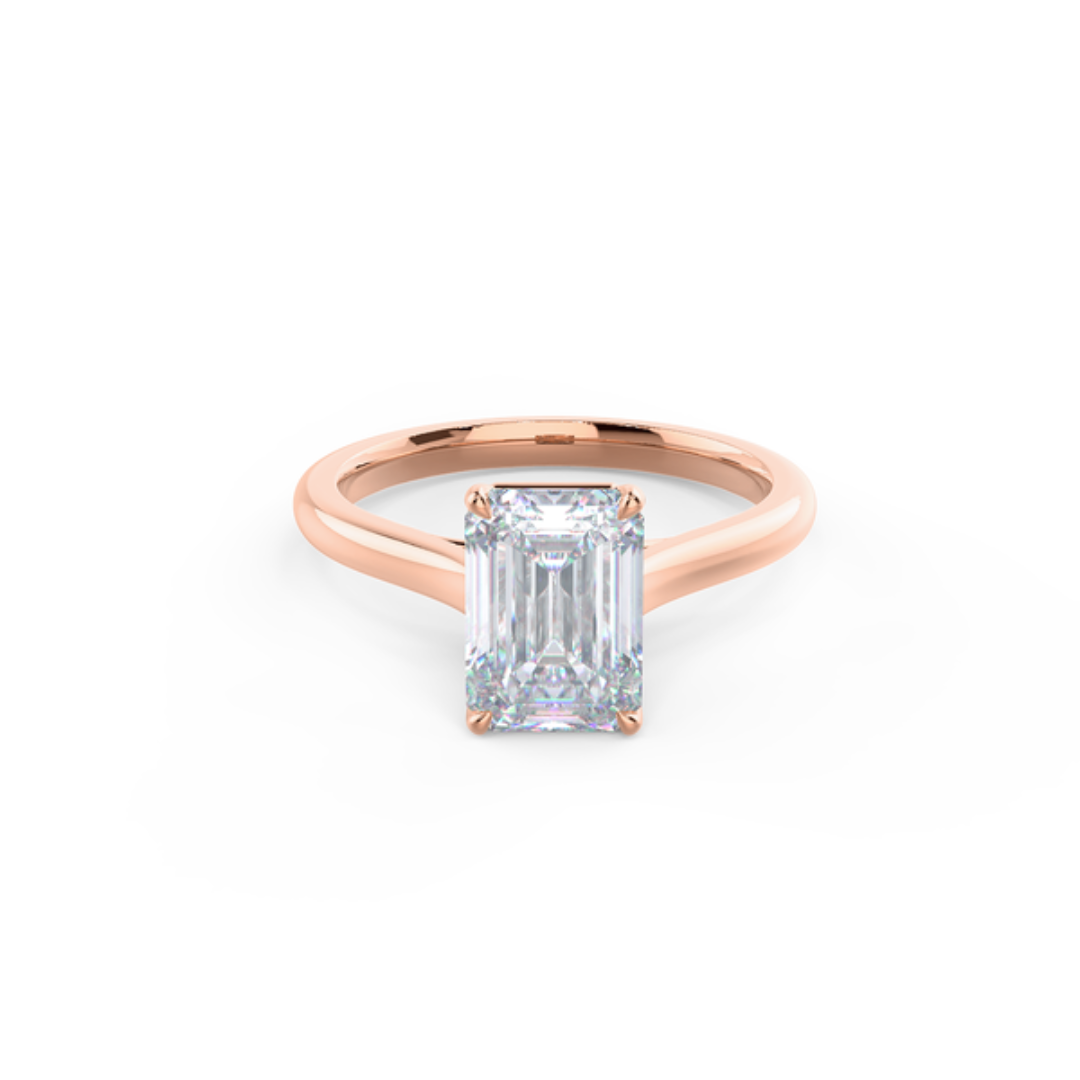 Moissanite 2.05 CT Radiant Cut Diamond Art Deco Anniversary Ring