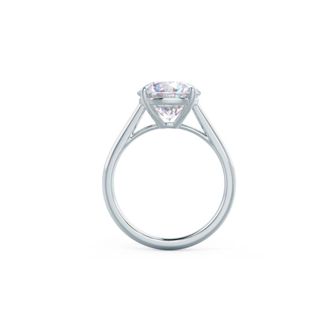 Moissanite 1.76 CT Round Cut Diamond Gothic Wedding Ring