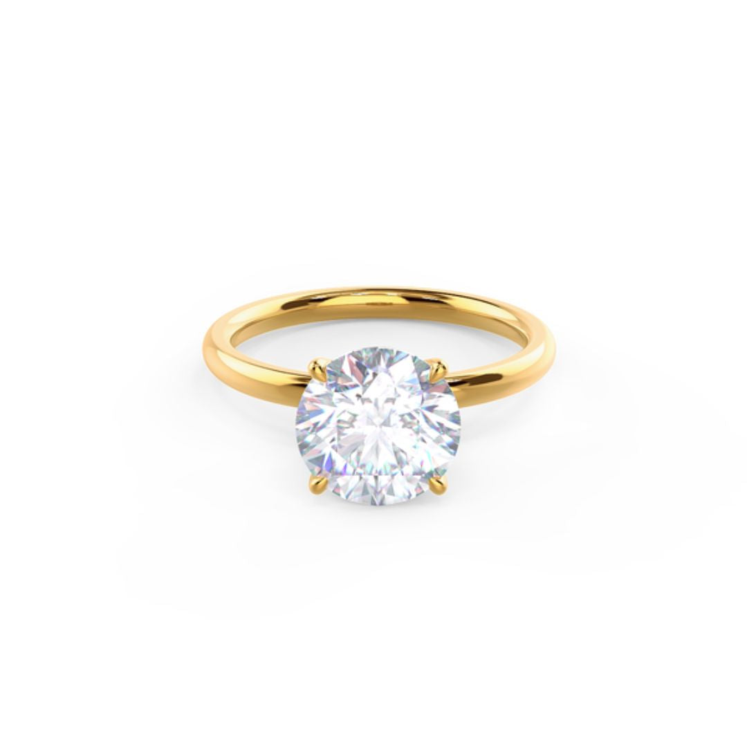 Moissanite 1.82 CT Round Cut Diamond Art Deco Anniversary Ring